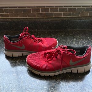 Red Nike sneakers